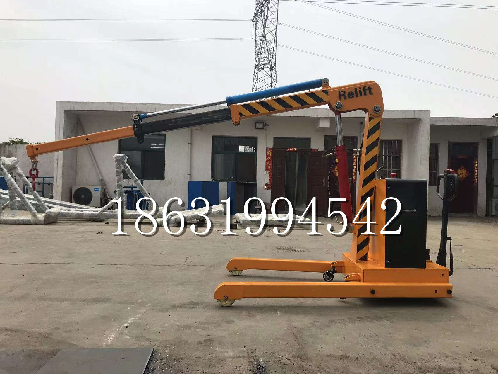 白沙乡久征定做3吨三轮随车吊 农用园林绿化移树吊 平板工程用小吊机