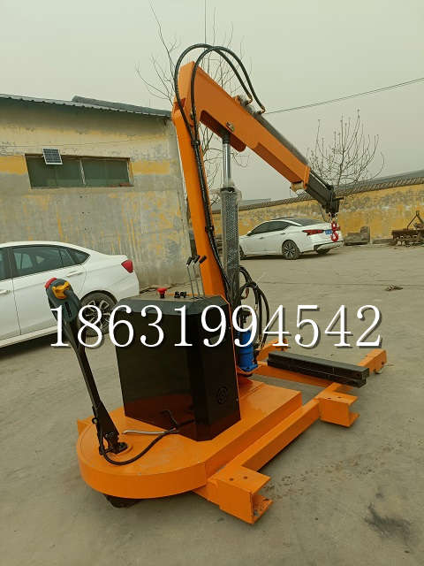 白沙乡自卸车厢随车吊 自制轮式四不像起重机 四驱平板吊 5吨 贵盛